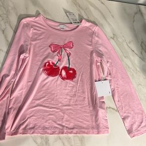 Btween Little Girls Cherry Top, size 8